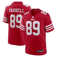 San Francisco 49ers Luke Farrell Scarlet jersey – view 1