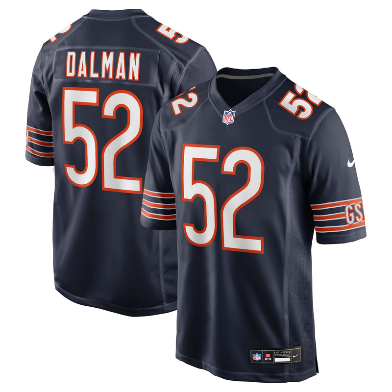 Chicago Bears Drew Dalman Navy jersey – view 1