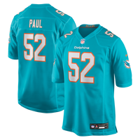 Miami Dolphins Patrick Paul Aqua jersey – view 1