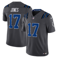 Indianapolis Colts Daniel Jones Nike Anthracite 2026 Rivalries Collection Printed Limited Jersey