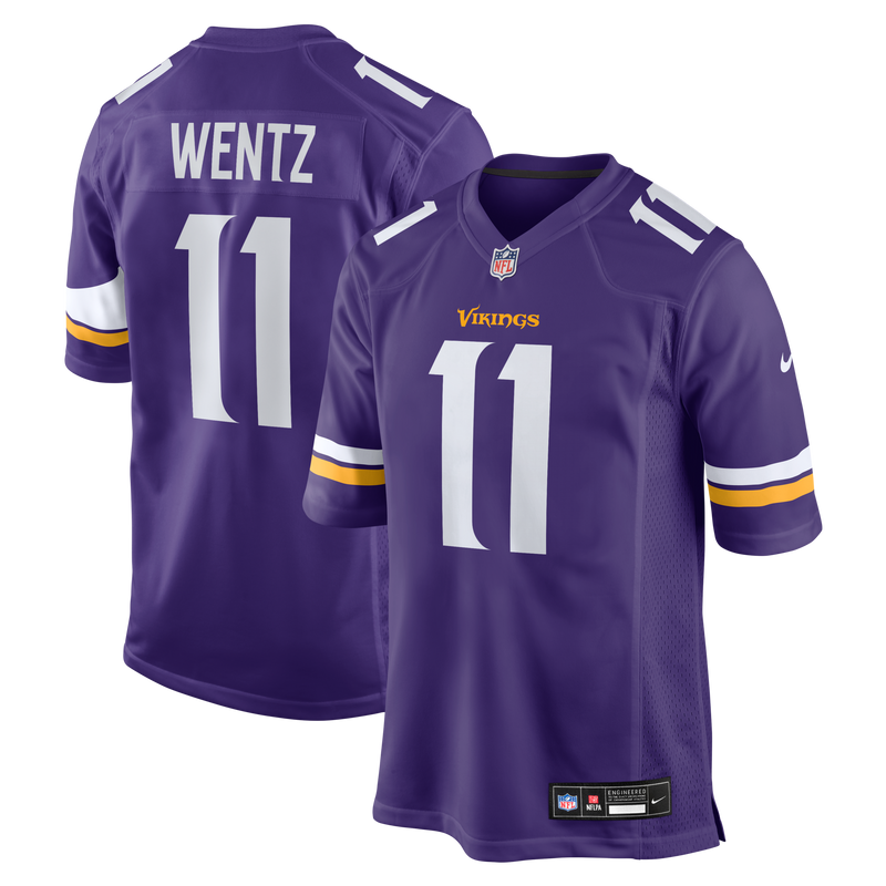 Minnesota Vikings Carson Wentz Purple jersey – view 1