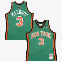 New York Knicks Mitchell & Ness Stephon Marbury 2006 Swingman Authentic Jersey - Kelly Green