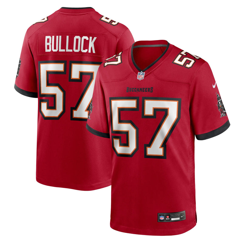 Tampa Bay Buccaneers John Bullock Red jersey – view 1