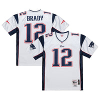 New England Patriots Tom Brady White jersey – view 2