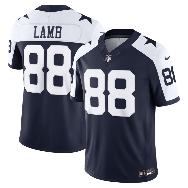 Dallas Cowboys CeeDee Lamb Navy jersey – view 1