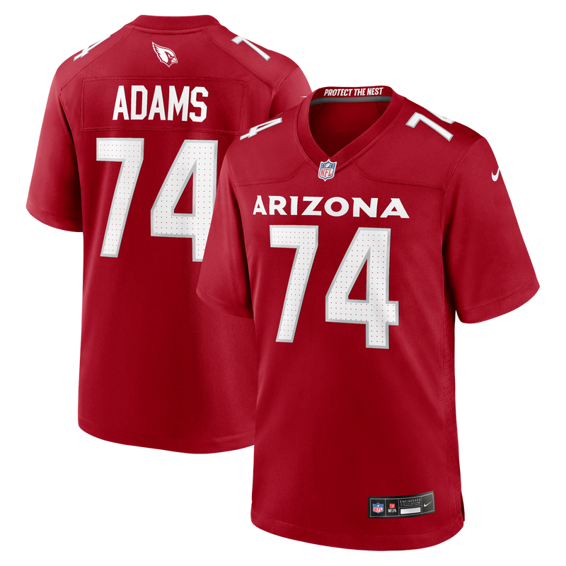 Arizona Cardinals Isaiah Adams Cardinal jersey – view 1