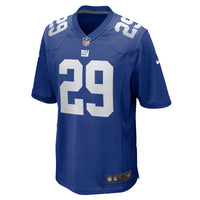 New York Giants Tyrone Tracy Jr. Royal jersey – view 3