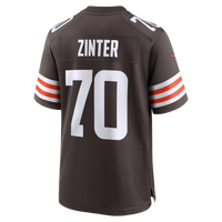 Cleveland Browns Zak Zinter Brown jersey – view 3