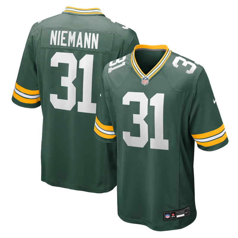 Green Bay Packers Nick Niemann Green jersey – view 1