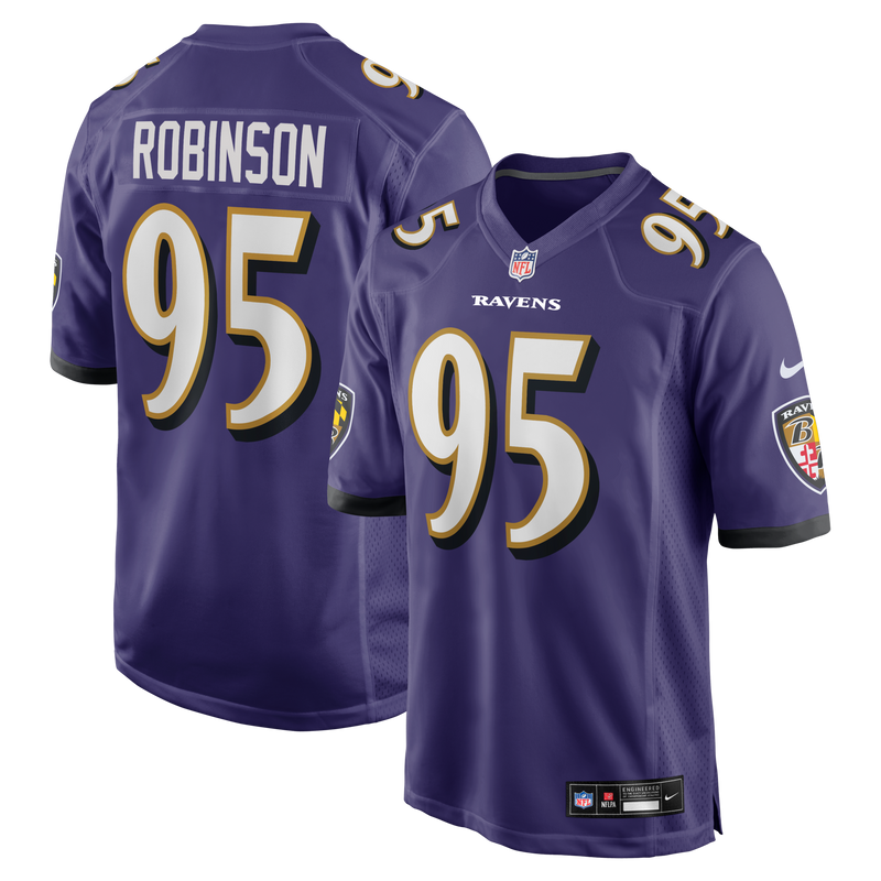 Baltimore Ravens Tavius Robinson Purple jersey – view 1