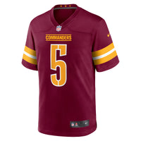 Washington Commanders Jayden Daniels Burgundy jersey – view 2