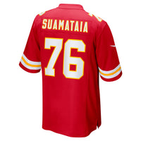 Kansas City Chiefs Kingsley Suamataia Red jersey – view 3