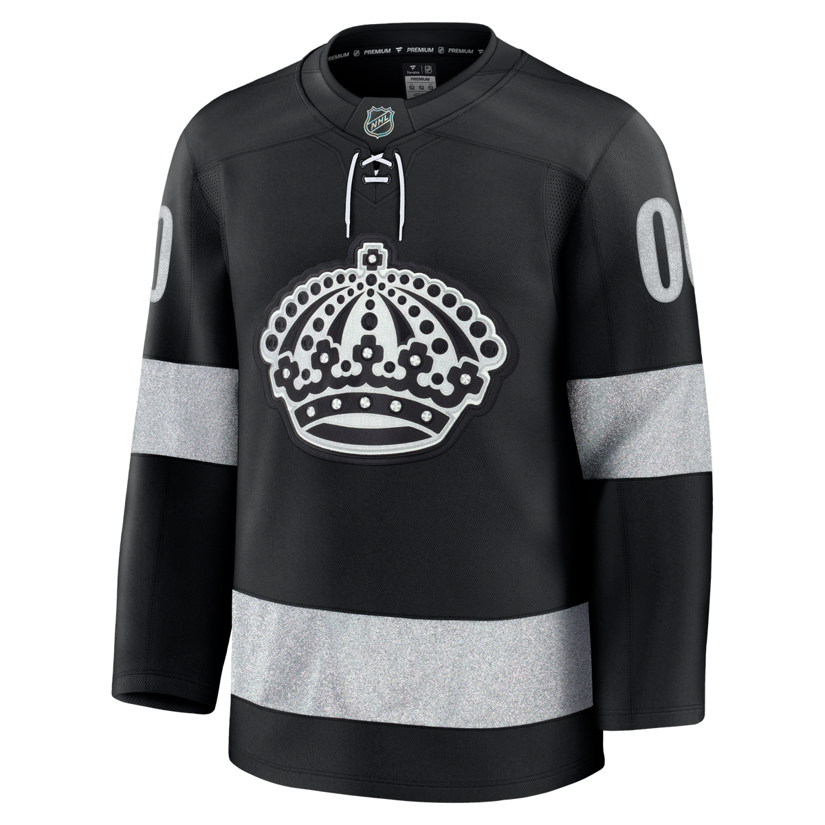 Los Angeles Kings Fanatics Black Alternate Premium Custom Jersey