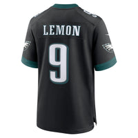 Philadelphia Eagles Makai Lemon Nike Black Alternate Game Jersey