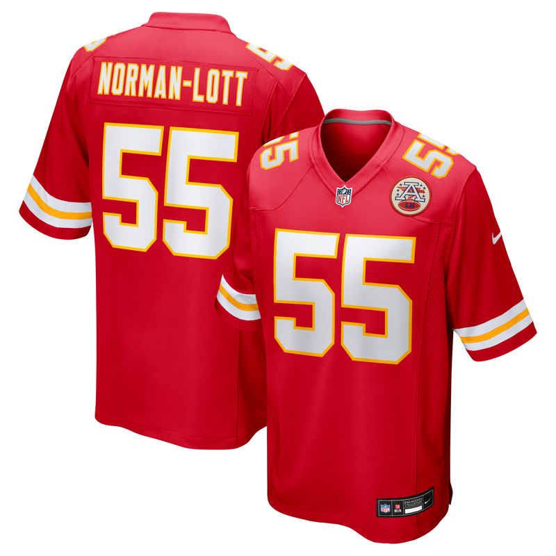 Kansas City Chiefs Omarr Norman-Lott Red jersey – view 1