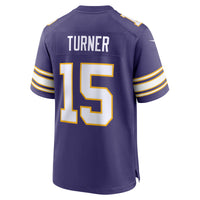 Minnesota Vikings Dallas Turner Purple jersey – view 4