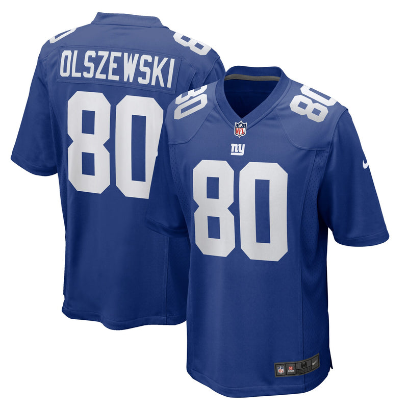 New York Giants Gunner Olszewski Royal jersey – view 1