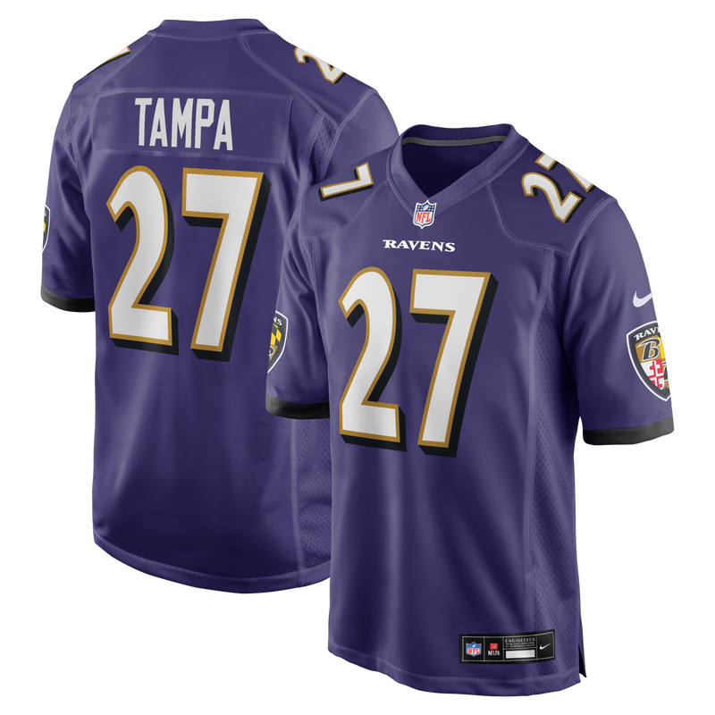 Baltimore Ravens T.J. Tampa Purple jersey – view 1
