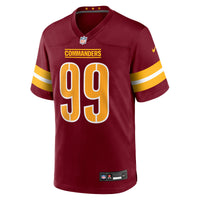 Washington Commanders Javon Kinlaw Burgundy jersey – view 3