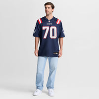 New England Patriots Greg Van Roten Nike Navy Team Game Jersey