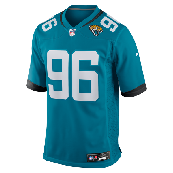Jacksonville Jaguars Adam Gotsis Nike Teal Game Jersey