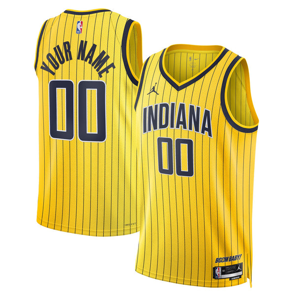 Indiana Pacers Jordan Brand Replica Statement Edition Swingman Jersey – Custom –