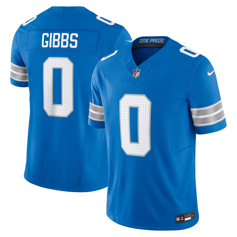 Detroit Lions Jahmyr Gibbs Blue jersey – view 1