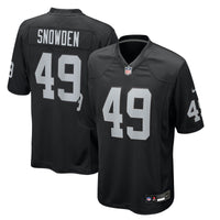 Las Vegas Raiders Charles Snowden Black jersey – view 1