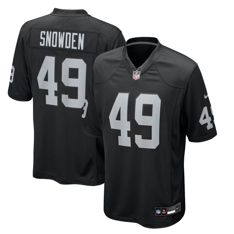 Las Vegas Raiders Charles Snowden Black jersey – view 1